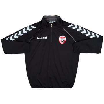 2016-17 Derry CIty Hummel 1/4 Zip Drill Top - 8/10 - (L.Boys)