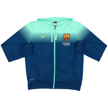 2013-14 Barcelona Nike Hooded Track Jacket - 9/10 - (L)