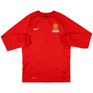 2013-14 Manchester United Soccer Schools Nike Sweat Top - 7/10 - (M)