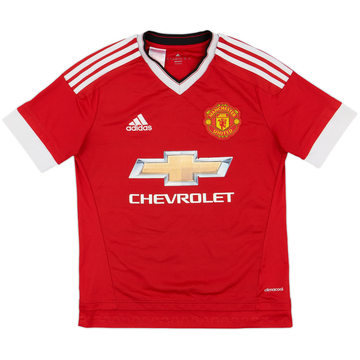2015-16 Manchester United Home Shirt - 5/10 - (L.Boys)