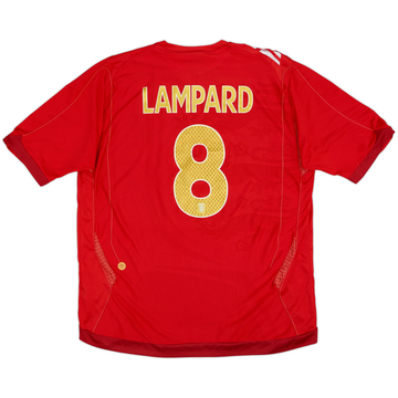 2006-08 England Away Shirt Lampard #8 - 7/10 - (XL)