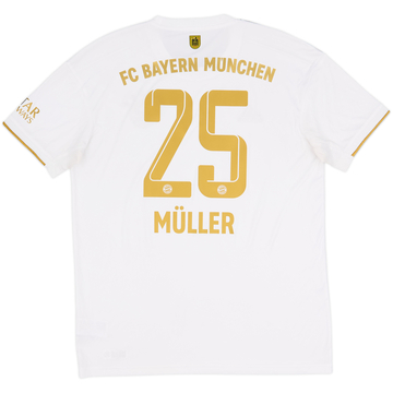 2022-23 Bayern Munich Away Shirt Muller #25 - 6/10 - (L)