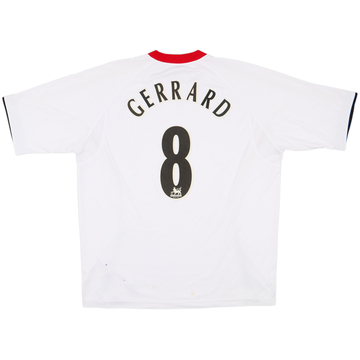 2005-06 Liverpool Away Shirt Gerrard #8 - 4/10 - (XL)