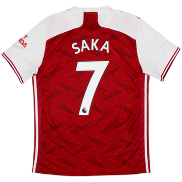 2020-21 Arsenal Home Shirt Saka #7 - 5/10 - (M)
