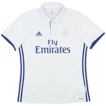 2016-17 Real Madrid Home Shirt - 4/10 - (L)
