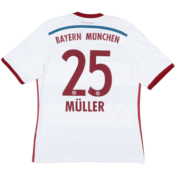 2014-15 Bayern Munich Away Shirt Muller #25 - 8/10 - (L)