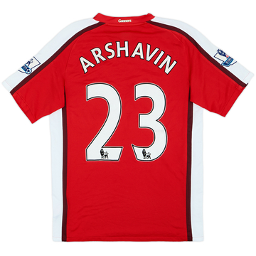 2008-10 Arsenal Home Shirt Arshavin #23 - 7/10 - (S)