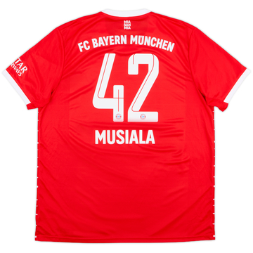 2022-23 Bayern Munich Home Shirt Musiala #42 - 9/10 - (XL)