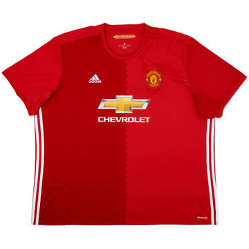 2016-17 Manchester United Home Shirt - 8/10 - (4XL)