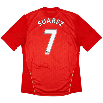 2010-12 Liverpool Home Shirt Suarez #7 - 5/10 - (L)