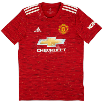 2020-21 Manchester United Home Shirt - 4/10 - (M)