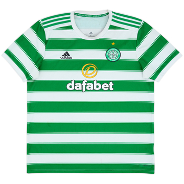 2021-22 Celtic Home Shirt - 8/10 - (XL)