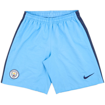 2016-17 Manchester City Nike Home Shorts - 9/10 - (M)