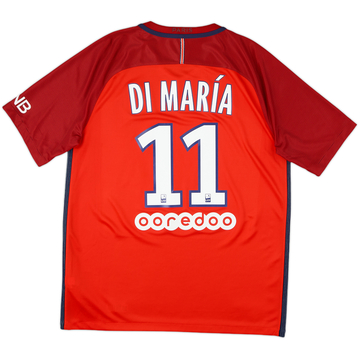 2016-17 Paris Saint-Germain Away Shirt Di Maria #11 - 10/10 - (L)