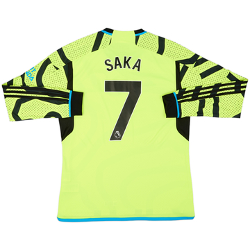 2023-24 Arsenal Away L/S Shirt Saka #7 (L)
