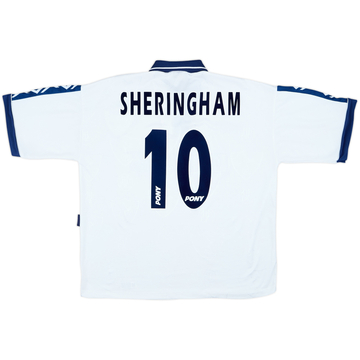 1995-97 Tottenham Home Shirt Sheringham #10 - 9/10 - (XL)