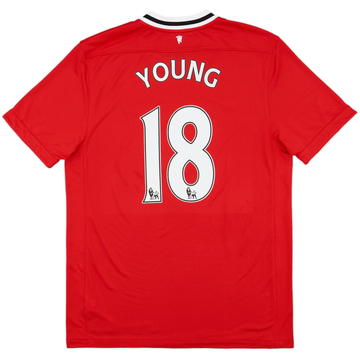 2011-12 Manchester United Home Shirt Young #18 - 7/10 - (L)