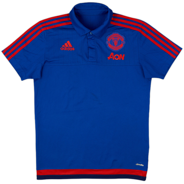 2015-16 Manchester United adidas Polo Shirt - 6/10 - (S)
