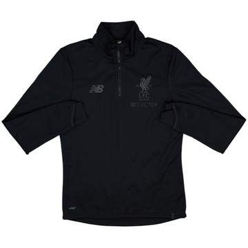 2017-18 Liverpool New Balance 1/4 Zip Drill Top - 7/10 - (S)