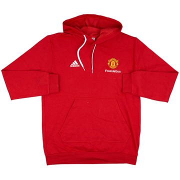 2022-23 Manchester United 'Foundation' adidas Hooded Sweat Top - 10/10 - (L)