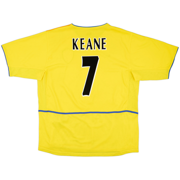 2002-03 Leeds United Away Shirt Keane #7 - 9/10 - (XXL)