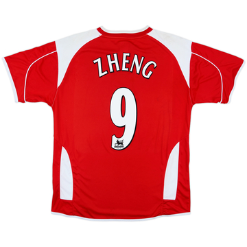 2006-08 Charlton Home Shirt Zheng #9 - 8/10 - (M)