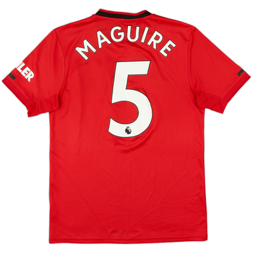 2019-20 Manchester United Home Shirt Maguire #5 - 7/10 - (S)