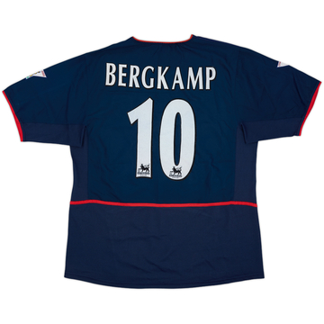2002-04 Arsenal Away Shirt Bergkamp #10 - 8/10 - (XL)