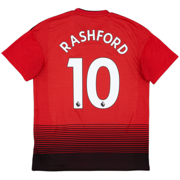 2018-19 Manchester United Home Shirt Rashford #10 - 8/10 - (M)