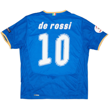 2007-08 Italy Home Shirt De Rossi #10 (XL)