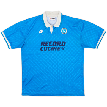 1995-96 Napoli Match Issue Home Shirt #7