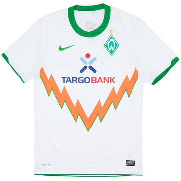 2010-11 Werder Bremen Signed Away Shirt - 8/10 - (S)