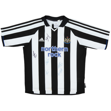2003-05 Newcastle Signed Home Shirt - 8/10 - (L.Boys)