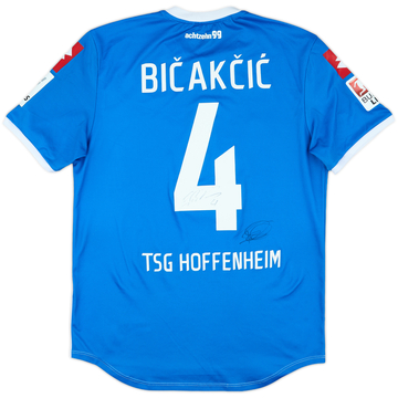2014-15 Hoffenheim Squad Signed Home Shirt Bicakcic #4 - 7/10 - (M)