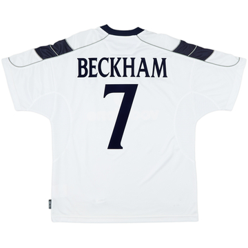 2000-01 Manchester United Away Shirt Beckham #7 - 8/10 - (L)