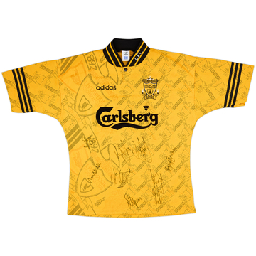 1994-96 Liverpool Signed Third Shirt - 8/10 - (L/XL)