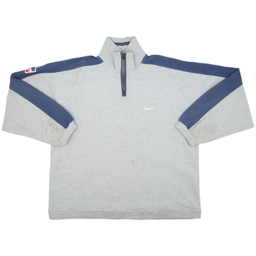 1996-98 Italy Nike 1/4 Zip Drill Top - 6/10 - (XL)