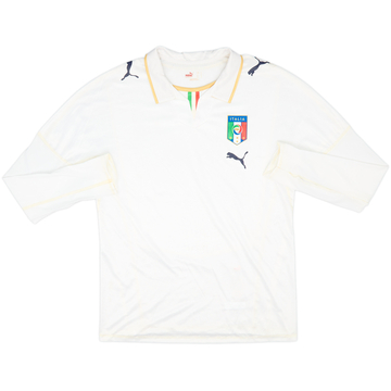 2007-08 Italy Away L/S Shirt - 5/10 - (L)