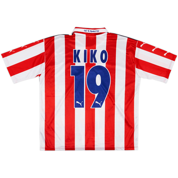1997-98 Atletico Madrid Puma Graphic Shirt Kiko #19 - 8/10 - (L)
