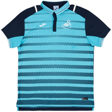 2016-17 Swansea Joma 1/4 Zip Polo Shirt - 8/10 - (Women's M)