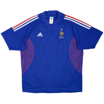 2002-04 France 'Signed' Home Shirt - 5/10 - (L)