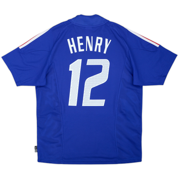 2002-04 France Home Shirt Henry #12 - 9/10 - (M)