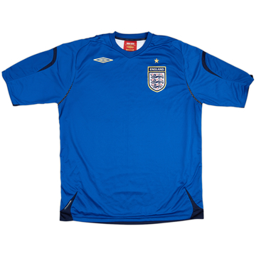 2006-08 England GK S/S Shirt - 10/10 - (XL)