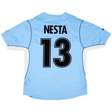 2001-02 Lazio Home Shirt Nesta #13 - 7/10 - (L)