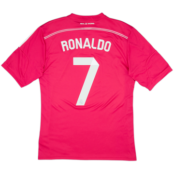 2014-15 Real Madrid Camiseta Visitante Ronaldo #7 (L)