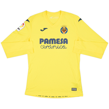 2020-21 Villarreal Home L/S Shirt - 10/10 - (M)