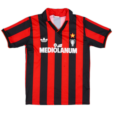 1990-91 AC Milan Home Shirt - 8/10 - (S)
