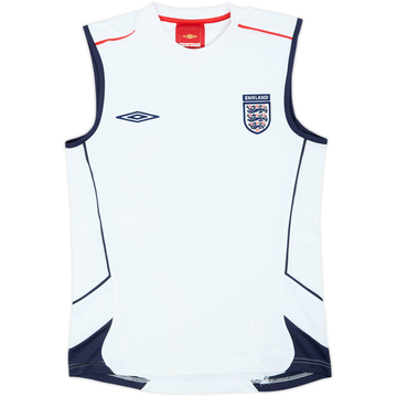 2006-08 England Umbro Training Vest - 8/10 - (S)