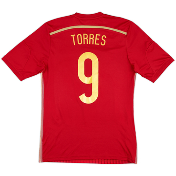 2013-15 Spain 'Brasil 2014' Home Shirt Torres #6 - 6/10 - (S)