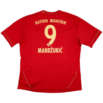 2012-13 Bayern Munich Home Shirt Mandzukic #9 - 7/10 - (3XL)